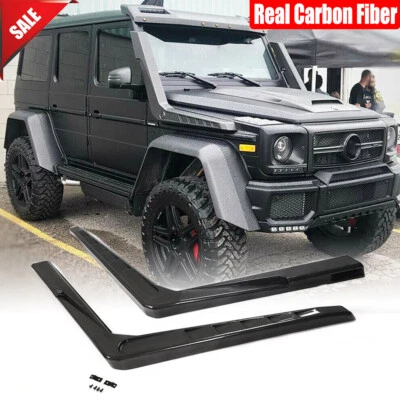 G Wagon Air Intake Snorkels Real Carbon For Benz W463 G500 G550 G55 G63 G65 04UP - Image 1 of 4