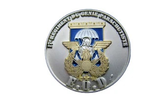 INSIGNE DU GENIE PARACHUTISTE 17° RGP MINEX / NEDEX LES EOD (NUMEROTE) - Picture 1 of 2
