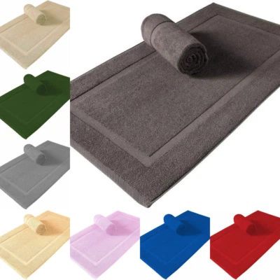 DIAMONDTEX30 Non Slip Bath Mat Luxury Terry Towel Cotton Bathroom Rug 750 GSM Toilet Bath Mat