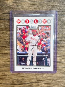 2008 Topps National Baseball Card Day Ryan Howard #3 Phillies - Picture 1 of 2
