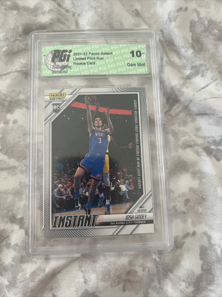 2021/22 Panini Instant Josh Giddy rookie card 1/305 Grades Pgi 10. - Image 1 of 4