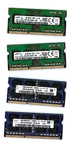 4 x 4GB (16GB) PC3-12800 Sodimm RAM (DDR3 Laptop Memory) 1600 Mhz - Picture 1 of 1