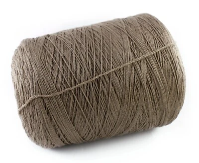75€/kg 100g FETTUCCIA LANA SETA 70%Merino 30%Seide braun 400m/100g - Bild 1 von 2