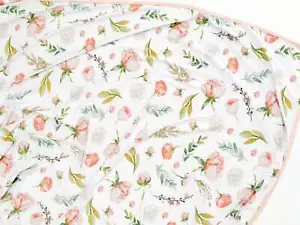 Bamboo Swaddle Blanket in Peony - Picture 1 of 14