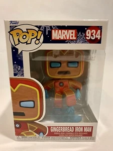 Funko Pop - Marvel Holiday Gingerbread Iron Man - #934 - Picture 1 of 5