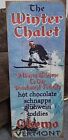 Vintage Ski Winter Chalet Wood Picture skiing Skier Okemo Vermont Wall Art 
