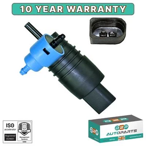 Bomba de Agua Limpiaparabrisas Salida Doble Para VW Bora Caddy Golf MK4 MK5 Lupo - Picture 1 of 12