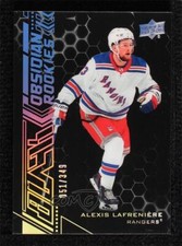 2020-21 SPx UD Black Obsidian Rookies 51/349 Alexis Lafreniere #OR-1 Rookie RC