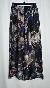 Bryn Walker Osca Pants XXS / 2XS 100% Silk Wide Leg Women Lagenlook Galaxy $275 - Picture 1 of 13