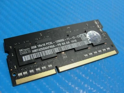MacBook Pro A1278 SK hynix 2GB Memory RAM SO-DIMM PC3L-12800S HMT425S6AFR6A-PB - Image 1 of 3