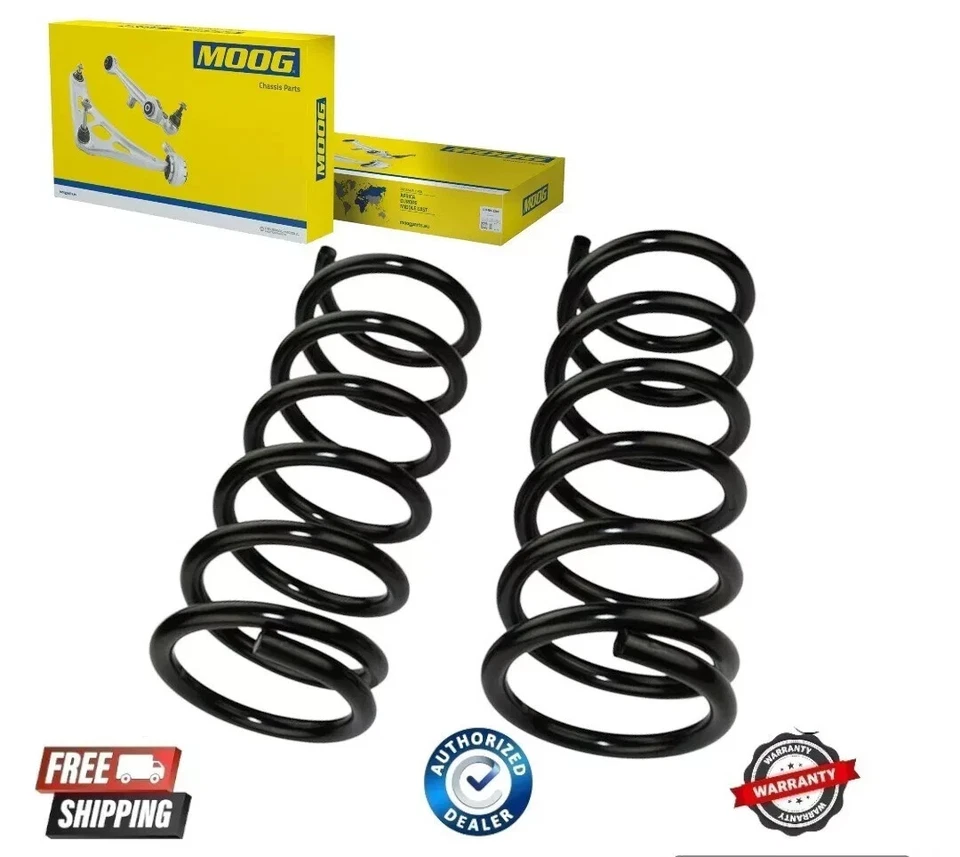 NEW PREMIUM MOOG Rear Complete Coil Spring Set Fits 2009-20014 Nissan Maxima - Image 1 of 1
