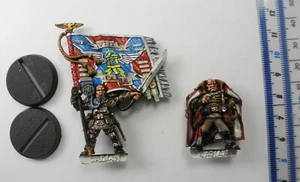 CREED & KELL Metal Astra Militarum Guardia Imperial Ejército Bien Pintado 40K 2002 L3a - Imagen 1 de 2