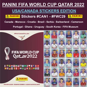 Panini World Cup QATAR 2022 - USA Edition - Stickers #CAN1 - #FWC29 - Picture 1 of 232