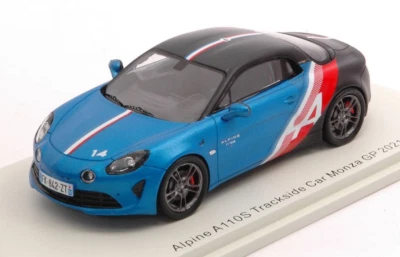 ALPINE A110S TRACKSIDE CAR MONZA GP 2021 1:43 S6591 Sparkmodel - Immagine 1 di 2