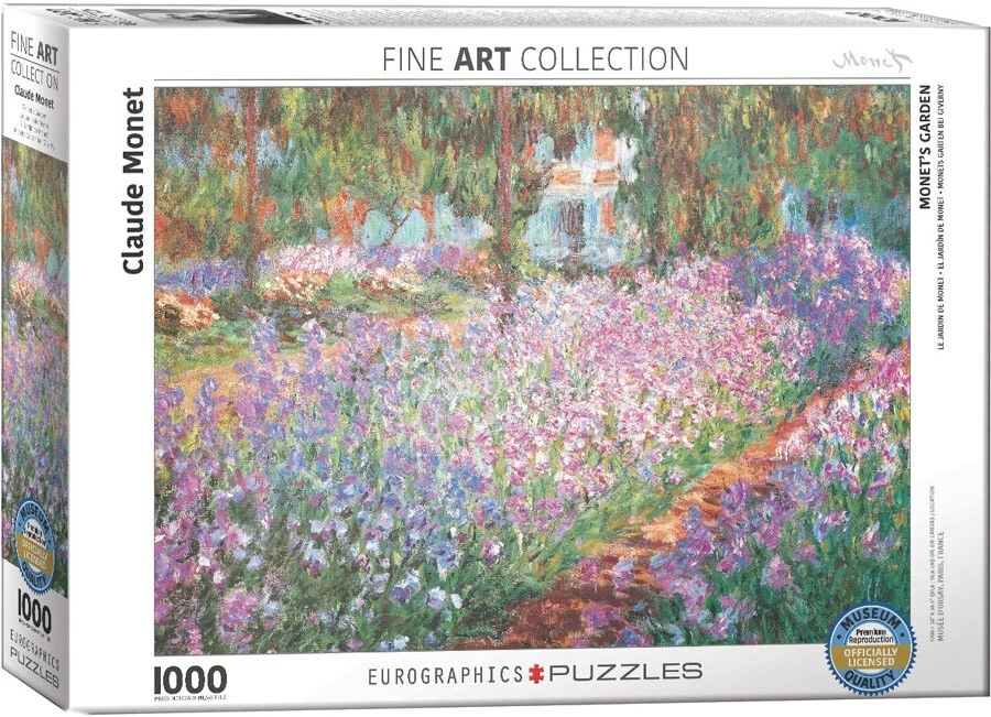 Eurographics The Artist's Garden by Claude Monet 1000pc Puzzle