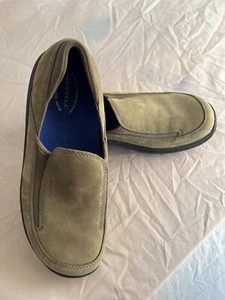 Merrell Womens Sz 6 Treviso Moc Tan Loafers Shoes Suede Slip On Casual Walking - Picture 1 of 10