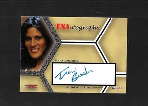 TNA 2008 Impact Wrestling autograph card A-TB Traci Brooks - Picture 1 of 2