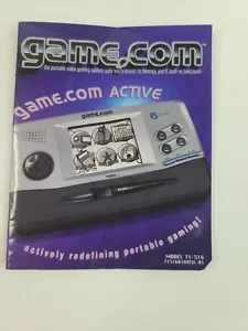 Game.com Manual ONLY for Tiger Handheld Gaming System - Picture 1 of 5