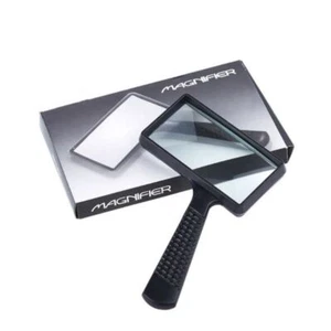 2.5 Large Reading Magnifying Glass Rectangular Magnifier Map Book Light Aid Lens - Picture 1 of 5