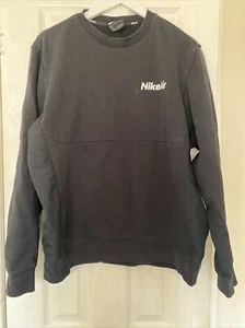Men’s Black Nike Air Sweatshirt Size Large - Imagen 1 de 9