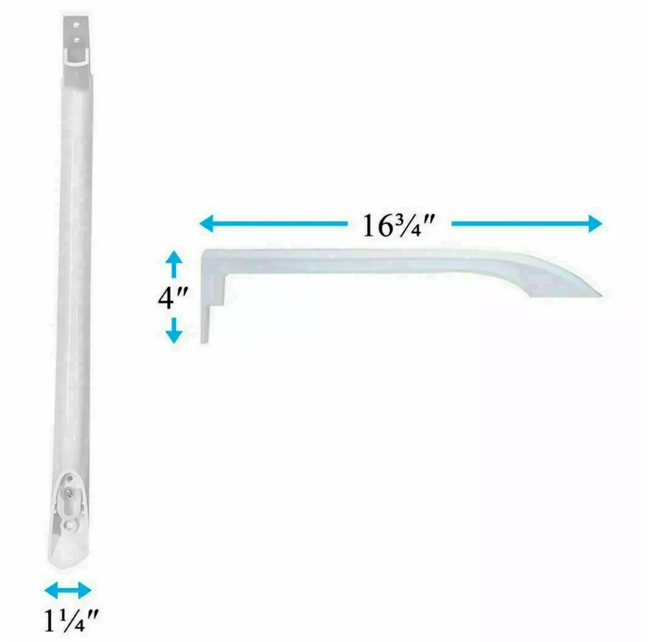 Manija de puerta de nevera - Frigidaire FFTR1821QW3 LFHT1831QP0 LFTR1814LW9 FFTR1817LW9 Foto 1 de 4