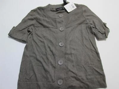 Nuevo con etiquetas Cárdigan Axcess Mujer Talla S Gris Claro Manga Corta Botones Delanteros Informal Foto 1 de 4