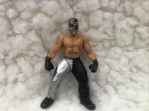 lose - WWE - Jakks - Micro Aggression - Rey Mysterio 2" Mini Figur - silber/schwarz - Bild 1 von 5