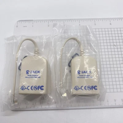 Menge 2 G-JACK ADSL Telefon Leitung Filter Splitter DSL Modem Adapter  - Bild 1 von 4