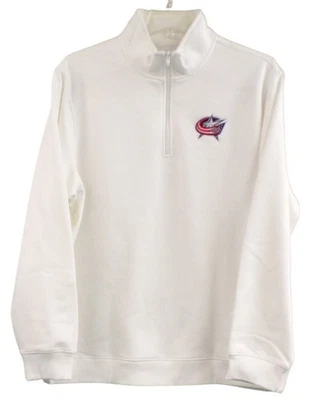 NHL Columbus Chaquetas Azules Para Hombres Peso Pesado 1/4 Cremallera Sudadera XS-4XL, LT-4XLT Foto 1 de 2