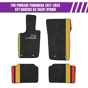 Car Mats For Porsche Panamera 17-23 971 G2 Hybrid Waterproof With Install Tool - Picture 1 of 2