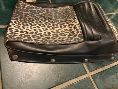 Funda de asiento vintage 72 Kitty Cat leopardo SEAT Arctic Cat 72-79 Foto 1 de 4