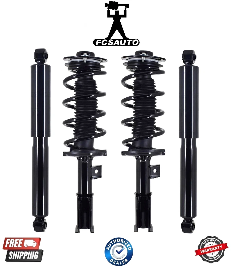 Muelle helicoidal delantero completo FCS y amortiguador trasero para GMC Terrain 2010-2017 Foto 1 de 1
