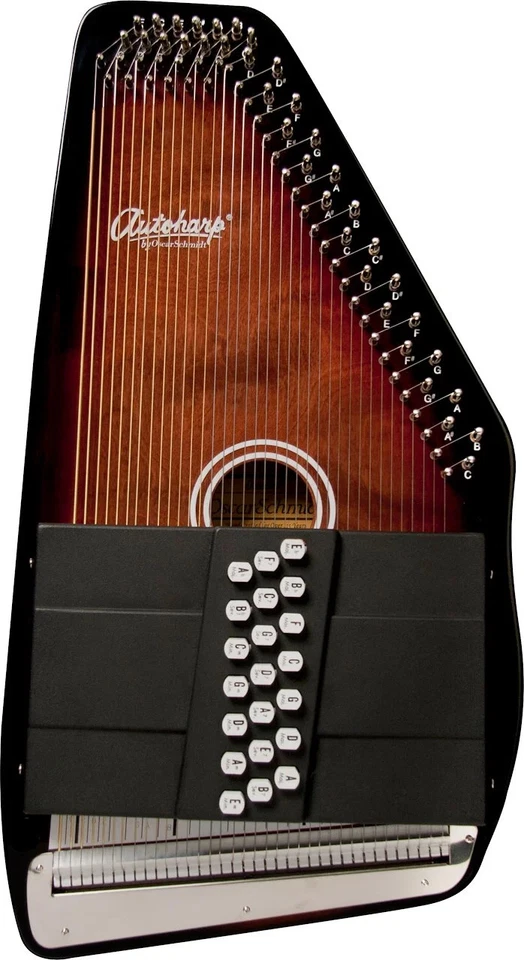 Oscar Schmidt OS21CE 21 Chord Acoustic Electric Auto Harp. Tobacco Sunburst - Image 1 of 1