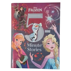 Disney Frozen 5 Minute Stories Hardcover Book Anna Elsa Olaf Kids Gift - Picture 1 of 7