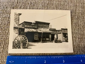 1950's Photo Old Western Town Living History Scene General Store Boardwalk - Picture 1 of 3