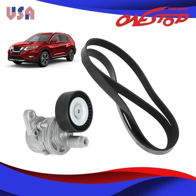 Kit de componentes durável de acionamento por correia Serpentine para Nissan Rogue Altima 2014-2018 - Imagem 1 de 4