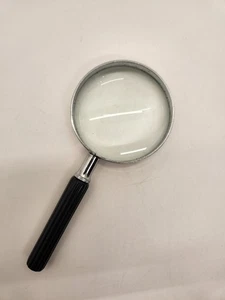 Vintage ATCO USA Collectible Round Magnifying Glass w/Handle 5.75" and 2.5" Dia. - Picture 1 of 16