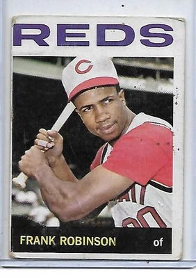 De colección 1964 Topps #260 Frank Robinson HOF REDS BUENO Foto 1 de 2