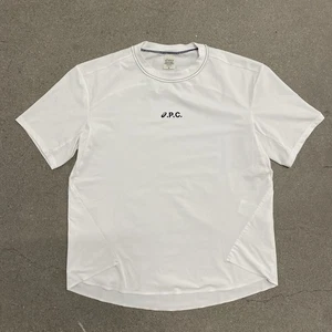 Camiseta A.P.C x Asics On Court Para Hombre Pequeña Blanca APC Crew Manga Corta Top - Imagen 1 de 11