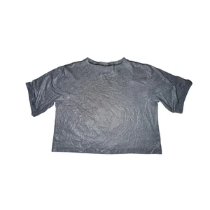 Camiseta Lululemon To The Beat x SoulCycle Talla 8 Luminosidad Estampado Lámina Jaspeado Negra - Imagen 1 de 4