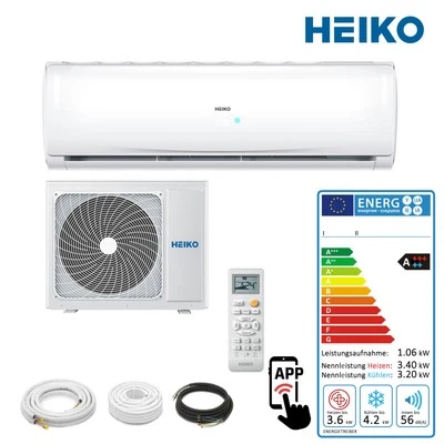 Split Klimaanlage - 12000 BTU / 4,2 kW kühlen & 3,6 kW heizen / bis 40m² / A++ - Bild 1 von 4