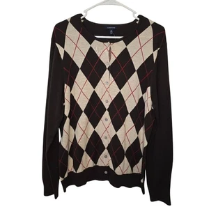 Lands’ End 100% Supima Cotton Chandler Bing Inspired Pullover Sweater - Bild 1 von 5