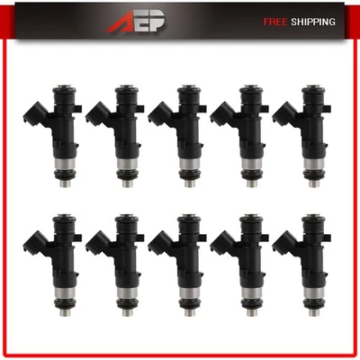 10PCS Fuel Injectors for Ford F-450 F-550 Super Duty 2017-2019 6.8L GAS - Изображение 1 из 4