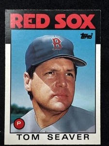 ⭐🦄 1986 Topps negociado #101T Tom Seaver - Tarjeta de lanzador del Salón de la Fama 🆓📦 - Imagen 1 de 2