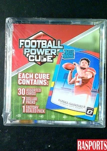 FOOTBALL POWER CUBE ASSORTED CARDS & PACKS FACTORY SEALED *LOOK FOR AUTO* - Picture 1 of 3