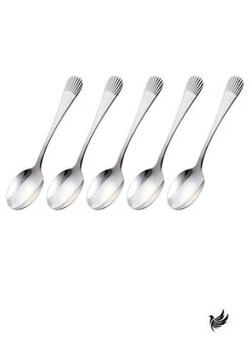 Noritake Tea Spoon Set 13.1cm Starcrest 5-Piece Stainless Steel T5Y/210A - Image 1 of 3