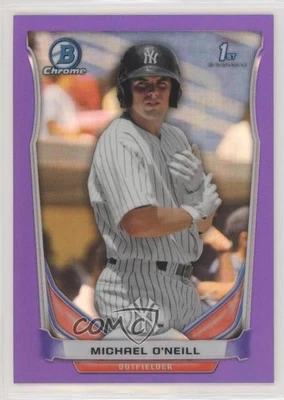 2014 Bowman Chrome Prospects Purple Refractor /150 Michael O'Neill #BCP48 - Image 1 of 2
