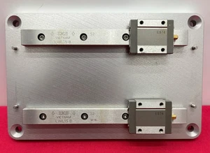 IKO QTY 2 LWL15B LINEARFÜHRUNGSSCHIENE GLEITBLOCK MONTIERT AUF ALUMINIUMPLATTE - Bild 1 von 9
