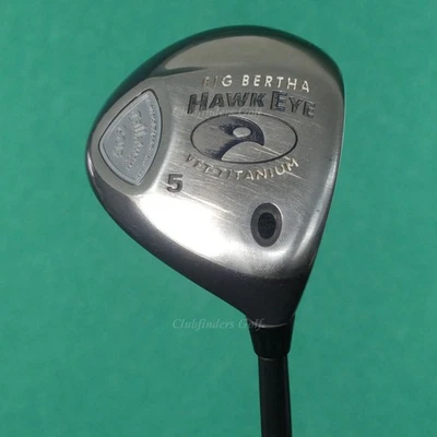 Callaway Big Bertha Hawk Eye VFT Fairway 5 sistema de fábrica de madera 60 luz de grafito Foto 1 de 4