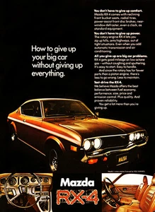 Mazda RX-4 1974 - Werbe-Werbeplakat - Bild 1 von 1